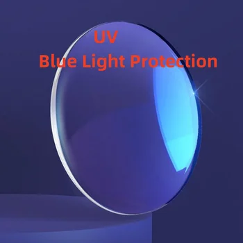 1.56 1.61 1.67 Линзы из Защитной смолы Blue Ray, Очки с Защитой От светового излучения UV400, Близорукость от Царапин, Астигматизм Для Чтения 10