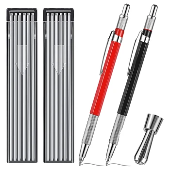 1 комплект серебряных механических ножниц для изготовления карандашей по металлу со встроенной точилкой 6