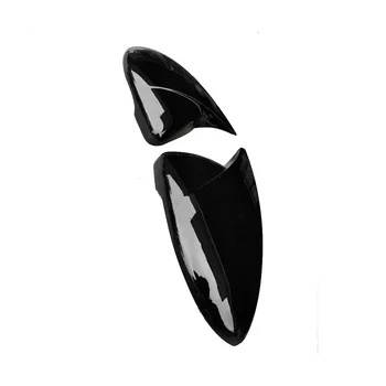 1 Пара Накладок на Зеркало Заднего Вида Kia Forte K3 Cerato 2019-2023 Зеркальная Модифицированная Наклейка В Виде Бычьего Рога Ярко-Черного Цвета 8