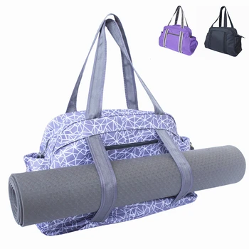 1 шт. Многофункциональные сумки с ковриками для йоги, Оксфордская спортивная сумка, сумка для пилатеса, сумка для фитнеса, спортивная сумка для спортзала (без коврика) 5