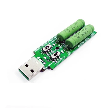 1 Шт. Электронная нагрузка с USB-резистором с регулируемым переключателем Емкости аккумулятора 5V1A/ 2A/ 3A, тестер сопротивления разрядке при напряжении 6