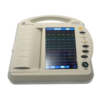 12-канальный больничный ЭКГ-аппарат Электрокардиограф 12-канальный ЭКГ-принтер Портативное устройство
