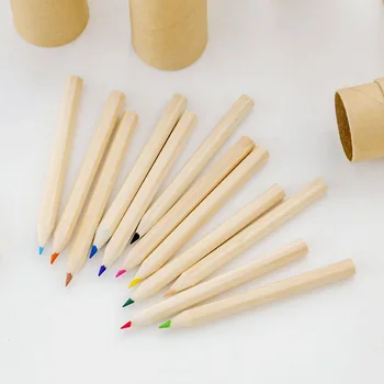 12 цветов, Нетоксичный Цветной деревянный набор карандашей для рисования для детей, Милые канцелярские принадлежности, Инструменты для рисования, школьные принадлежности для студентов 15