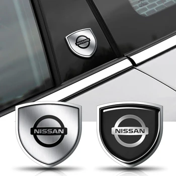 1шт 3D Металлическая Наклейка Значок Кузова Автомобиля Щит Для Укладки Автоаксессуаров Для Nissan Qashqai J11 J10 Juke Tiida Navara D40 Quashqai 3 6