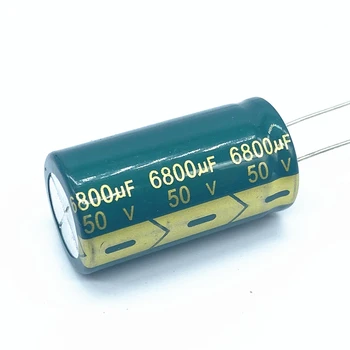 2 шт./лот 50 В 6800 мкФ алюминиевый электролитический конденсатор размер 22*40 6800 МКФ 50 В 20%