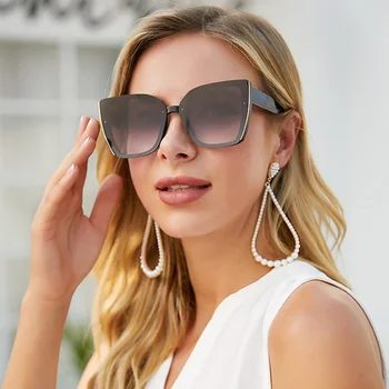 2023 Новые Солнцезащитные очки в большой оправе Женская тенденция Личности Солнцезащитные очки 