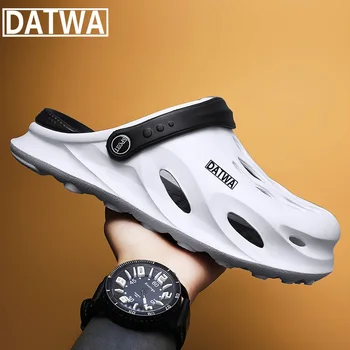 2024 Datwa Новая обувь для рыбалки, летом мужчины носят противоскользящую легкую обувь для вождения, мужские спортивные дышащие повседневные пляжные полуботинки 15