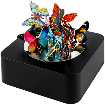 2шт. Набор скульптур бабочек для рабочего стола, поделки с магнитными бабочками, обучающие Бабочки, игрушка, Магнитные бабочки для рабочего стола 5