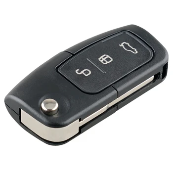 4X Автомобильный умный дистанционный ключ с 3 кнопками, пригодный для Ford Focus Fiesta 2013 Брелок чехол 433 МГц 4