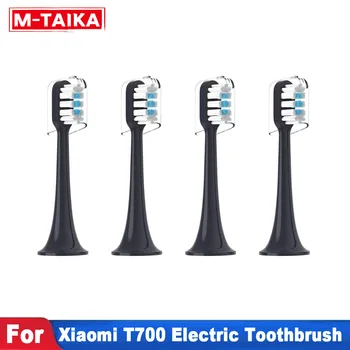 4ШТ Для Xiaomi Mijia T700 Звуковые Головки Электрических Зубных Щеток 3D Отбеливание полости рта Замена Головки Зубной Щетки Высокой плотности