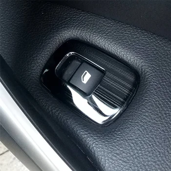 4шт Отделка Панели Кнопки Переключения Крышки Подлокотника Двери Окна Автомобиля для Citroen C5 Peugeot 508