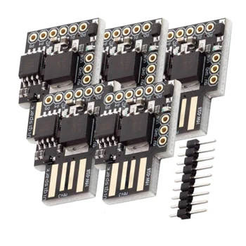 5шт ATtiny85 Digispark I2C LED Rev.3 Kickstarter 5V IIC SPI USB Development Board 6 Контактов ввода-вывода для Arduino