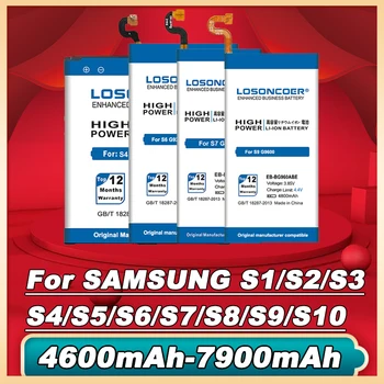 7900 мАч Аккумулятор Для Samsung Galaxy S1 S2 S3 S4 S5 S6 S7 S8 S8 + S9 S9 Plus S10 S10 Lite S10 Plus S10E S20 S20 FE S20 Ultra S21