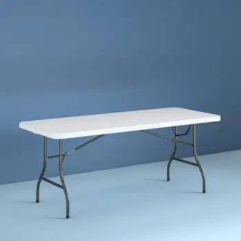 8-футовый раскладной столик, белый 11