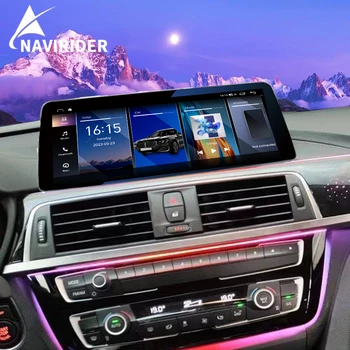 Android 13 CarPlay Для BMW 3-4 Серии F30 F31 F32 F33 F34 F35 F36 Радио Автомобильный Мультимедийный Плеер Стерео GPS Головное Устройство Qled Экран 8