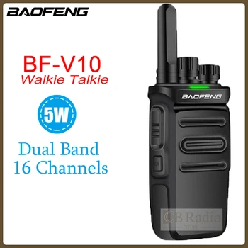 Baofeng BF-V10 mini Walkie Talkie Мощная 2-Полосная радиостанция 16ch Для Аналогового UHF-Приемника POFUNG Comunicador 2023 Новое Поступление 8