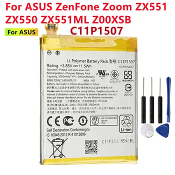 C11P1507 Аккумулятор емкостью 4500 мАч для ASUS zenfone zoom ZX551ML Z00XS ZX551 Z00XSB бесплатная доставка + номер для отслеживания 1