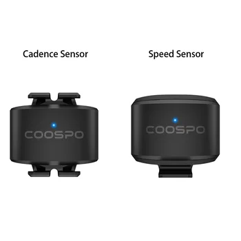 CooSpo Датчик Скорости Велосипеда Cadence Dual Sensor Bluetooth 5.0 ANT + Велосипедные Аксессуары Для Велосипеда Wahoo Bike Computer Wireless
