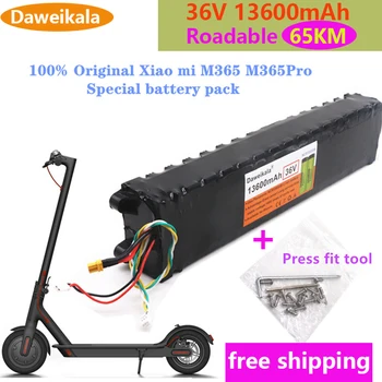 DAWEIKLAL,Batterie spéciale pour  M356 Pro, 2023 d'origine, 36V, 13,6 Ah, 13600mAh, 65km d'autonomie, outil souhaits Fit 6