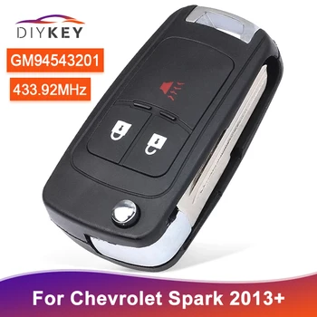 DIYKEY GM94543201 Для Chevrolet Spark 2013 2014 2015 2016 Подлинная Печатная Плата OEM 433,92 МГц FSK С ЧИПОМ 8E Remote Key Fob 3