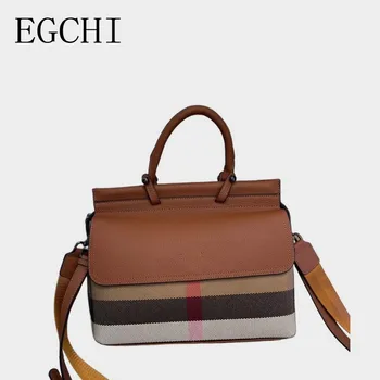 EGCHI Повседневная Женская сумка для покупок большой емкости, роскошные дизайнерские кожаные сумки-тоут, Модные женские сумки, Большая сумка через плечо 5