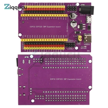 ESP32 ESP32S 38PIN фиолетовая плата расширения, оснащенная CP2102 ESP32-DevKitC-32 ESP-WROOM-32 Плата разработки