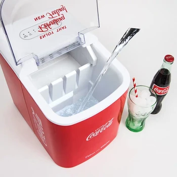ICM100COKE Ice machine коммерческий небольшой чайный магазин автоматическая домашняя барная стойка для производства кубиков льда