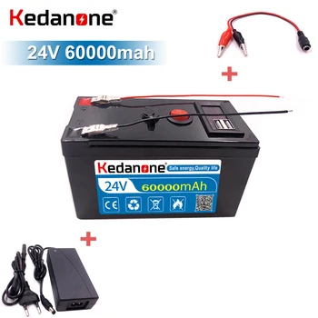 kedanon 24V 60AH 80AH 100AH 120AH, Для Опрыскивателей, Аккумулятор для электромобилей, Встроенный 30A BMS + Зарядное устройство 25,2 V 2A 5