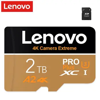 Lenovo Original Micro SD 32GB 64GB Memori Карта Памяти C10 TF microSD Карты SDXC 128 ГБ 256 ГБ 512 ГБ U3 4K Для Камеры Дрона Телефона 5
