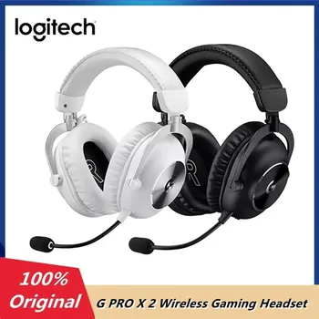 Logitech G PRO X 2 Lightspeed Беспроводная Игровая гарнитура Трехрежимные Наушники 7.1 Объемного звучания Bluetooth/USB/ 3,5 мм Aux для ПК, PS5, PS4,