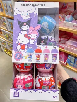 Sanrio Hello Kitty Kuromi Melody Twister Детские игрушки Аниме Фигурка Слепая коробка Таинственная коробка Мультяшные украшения Игрушки для девочек Подарки 4