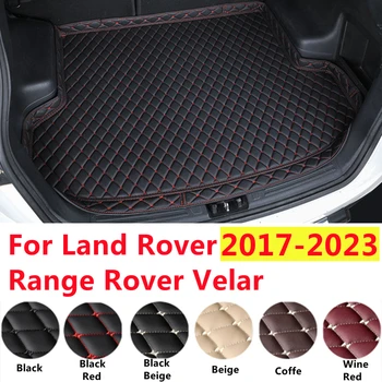 SJ Professional XPE кожаный коврик для багажника автомобиля с высокими бортами, задняя накладка для багажника, водонепроницаемая, подходит для Land Rover Range Rover Velar 14