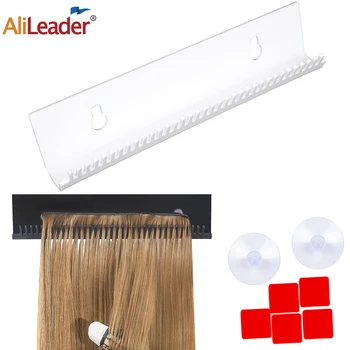 U-образный настенный держатель для наращивания волос с присосками, кронштейн для дисплея, профессиональный инструмент для укладки волос для парикмахерской 4