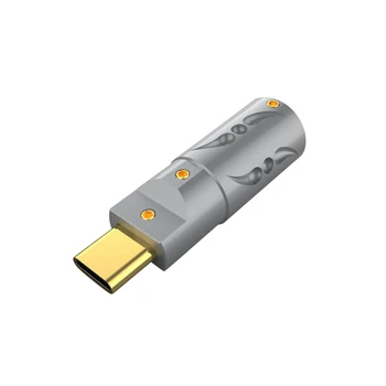 VT08 Позолоченный USB-разъем Type-C USB C 3.1 высокого класса, латунный штекер, сварочный тип USB-C для USB-кабеля DIY 12