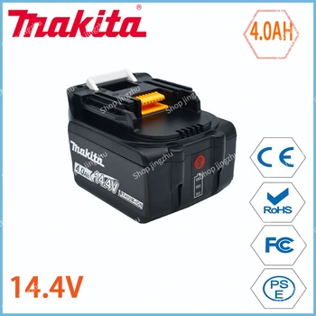 Аккумуляторная батарея Makita 14,4 В 4,0 Ач для светодиодного индикатора BL1430 BL1415 BL1440 196875-4 194558-0 195444-8 1