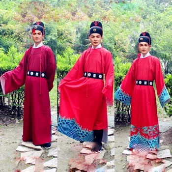 Аутентичный Традиционный халат Китайская опера Кино и телевизионная фотография Древний костюм Императорской гвардии префектуры Чжаньчжао