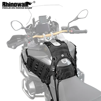 Базовый набор мотоциклетных сумок Rhinowalk, портативные аксессуары для мотокросса, основание для бака для мотокросса с седельной сумкой для универсального двигателя 14
