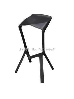 Барный стул, табурет, барный стул в скандинавском стиле со складывающейся спинкой, креативный барный стул, современный простой высокий стул, высокий стул на стойке регистрации