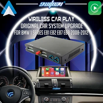 Беспроводной Carplay SWITNAV Для BMW 1 Серии E81 E82 E87 E88 2008-2012 Зеркальная Ссылка AirPlay Carplay Android Автоматический Модуль 15