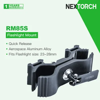 Быстроразъемное крепление для тактического фонаря Nextorch RM85S, подходит для размера корпуса фонаря: 23-28 мм, изготовлено из аэрокосмического алюминиевого сплава 8