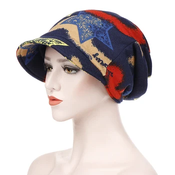 Весенняя повседневная шляпа-платок, шляпа двойного назначения, красная кепка с козырьком, панама для женщин