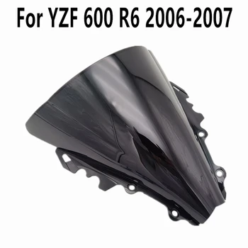 Ветровое стекло Convention Fit YZF 600 Wind Deflectore Черное прозрачное ветровое стекло для Yamaha R6 2006-2007 Высокое качество