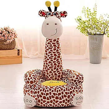 Внешний вид животного Жирафа, детские Удобные переносные кресла-диваны, супер Мягкие Мягкие подушки для сидения Татами, детские плюшевые диванные сиденья 3