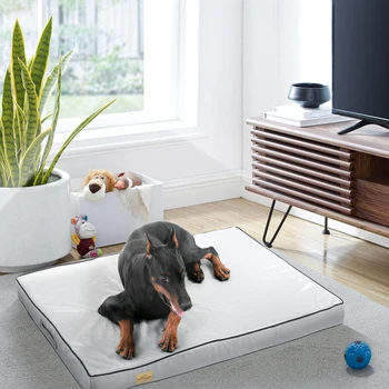 Водонепроницаемая Собачья кровать Large Foam Pet Lounge Со Стирающимся и Съемным Чехлом для Маленьких Средних И Крупных Собак 12