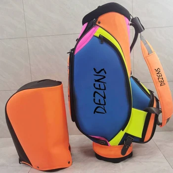 Высококачественная брендовая сумка для гольфа DEZENS, профессиональная популярная водонепроницаемая сумка для гольфа из искусственной кожи стандартного размера 7