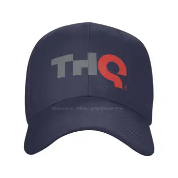 Высококачественная джинсовая кепка с логотипом THQ, графическая фирменная кепка, вязаная шапка, бейсболка 13