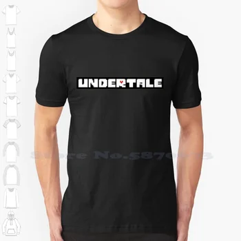 Высококачественные футболки с логотипом бренда Undertale, модная футболка 2023 года, новая графическая футболка