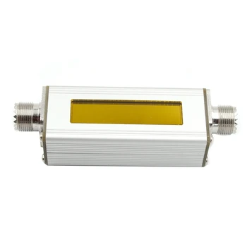 Высокочастотный Коротковолновый Измеритель стоячей волны SWR Power Meter + OLED + Аккумулятор Mini SWR 0-100 Вт 1.6 М-30 М Металл 12