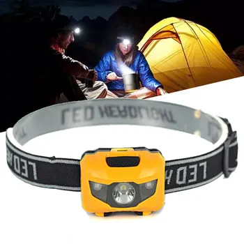 Головной фонарик для рыбалки с USB-подсветкой, кемпинговый фонарь, портативная мощная светодиодная фара для бега, Походная фара, лампа для шлема 13