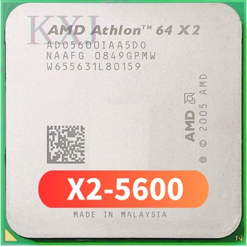 Двухъядерный процессор AMD Athlon 64 X2 5600 + X2-5600 + 2,8 ГГц Процессор ADA5600IAA6CZ Socket AM2